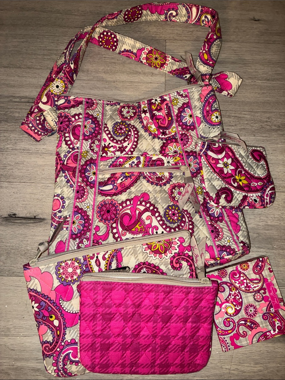 Retired Vera Bradley "Paisley Meets Plaid" Bundle Set